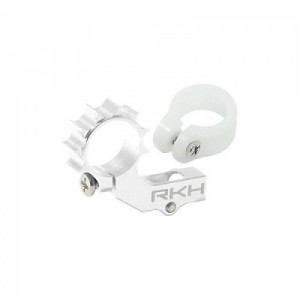 CNC AL 6mm Tail Motor Mount Set (Silver) - Blade Nano CPX