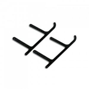 CNC CF Landing Skid Style 02 Set [mCPXBL731-CF] - MCPX BL