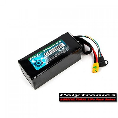 �˾���ũ PT-B16K-AG25-6S-XT90 PT-B16000-AG20 (22.2V, 6S1P, 25C+/D.C/XT90) ��Ƭ������ ���͸� - XT90