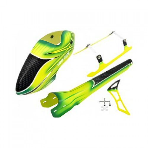�˾���ũ 180CFX-GFC02 LIONHELI Airbrush Fiberglass Fuselage Combo 02 - Blade 180 CFX