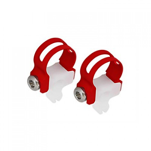 �˾���ũ 180CFX827-R CNC AL Tail Push Rod Guide Set (Red) - Blade 180 CFX