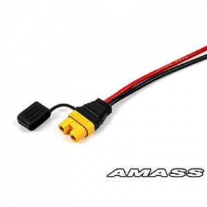 [Amass] AS150UW Anti-Spark/HASP Wire Harness Set(Battery Side/300mm/DC)