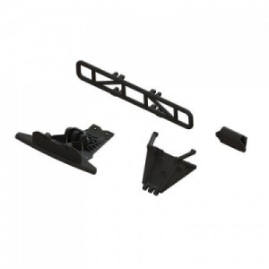 [ARRMA] ARA-1577 Lower Skid And Bumper Mount Set, Black