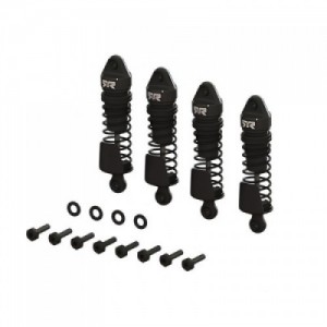 [ARRMA] ARA-1567 Aluminum Shock Set, 58mm Length, 1000 cSt Oil (4), Black: GROM