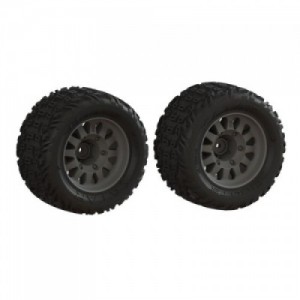 [ARRMA] ARA-1553 dBoots Katar Tire Set Glued (2)
