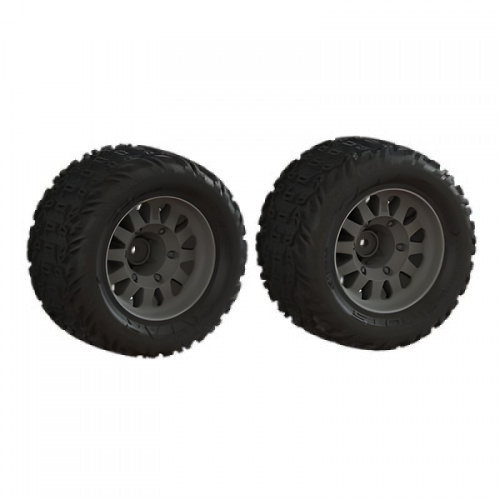 �˾���ũ ARA-1553 [ARRMA] ARA-1553 dBoots Katar Tire Set Glued (2)