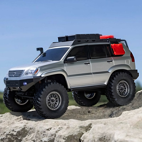 �˾���ũ AXI-1532T2 [Axial] 1/24 SCX24 Lexus GX 470 4X4 Rock Crawler RTR, Silver