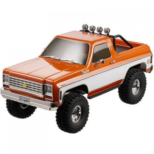 �˾���ũ FMS11001RSORGF [ROC HOBBY] FMS 1:10 FCX10 Chevrolet K5 Blazer RS Orange (DIG/FWD/RWD/4WD ��ȯ ,11ä�� ������ ���� ,�ְ��� LED ��Ʈ ������)