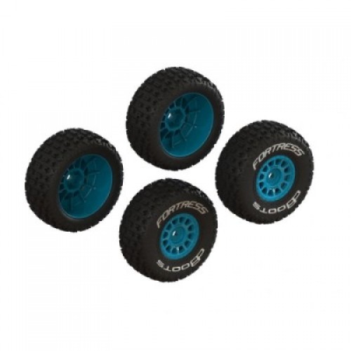 �˾���ũ ARA-1571 [ARRMA] ARA-1571 dBoots FORTRESS Glued Tire Set, Blue (2 Pairs)