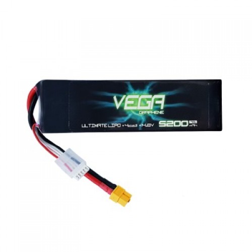 �˾���ũ  [VEGA] ���� �׷��� 4�� 14.8V 5200mAh 70C ��Ƭ������ ���͸� - XT60