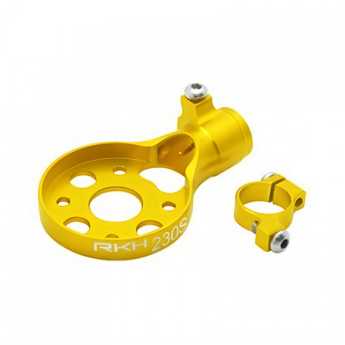 �˾���ũ 230S860-Y CNC AL Tail Motor Mount Set (Gold) - Blade 230 S �ɼ�