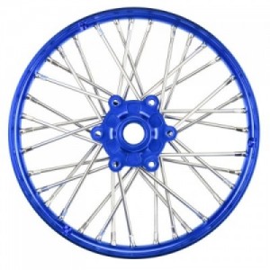[PROLINE-RACING] PRO283600T1 1/4 Pro-Spec Aluminum V2 Bead Front Wheel Blue/Blue (1): Promoto-MX