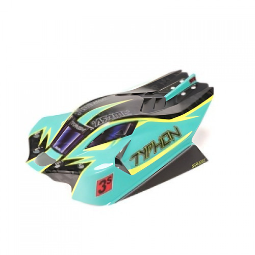 �˾���ũ ARA406171 [ARRMA] ARA406171 1/8 Clipless Painted Decaled Body, Green/Yellow: TYPHON 4X4