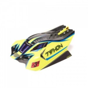 [ARRMA] ARA406172 1/8 Clipless Painted Decaled Body, Yellow/Blue: TYPHON 4X4
