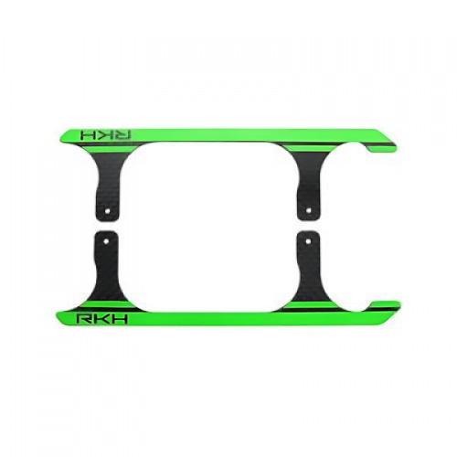 �˾���ũ 230S723-BG CNC 3K Pure Carbon Fiber Landing Skid Set (Black-Green) - Blade 230 S �ɼ�