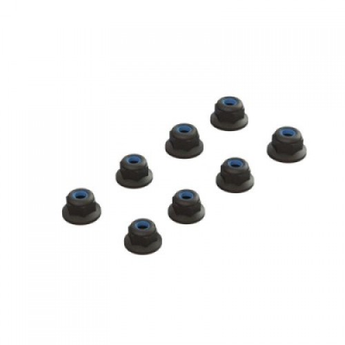 �˾���ũ ARA708009 [ARRMA] ARA708009 Flanged Lock Nut M3 Black (4)