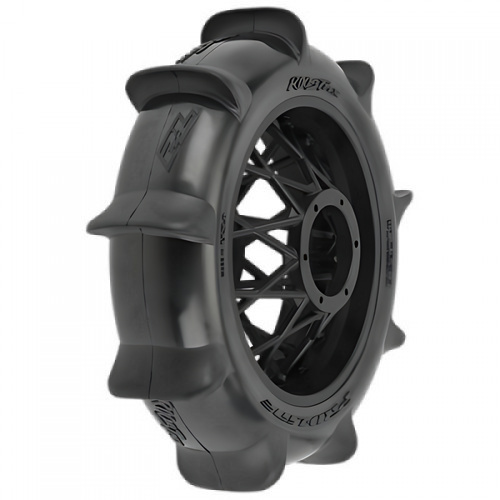�˾���ũ PRO1023810 [PROLINE-RACING] 10238-10 1/4 Roost MX Sand/Snow Paddle Rear Tire MTD Black (1): PROMOTO-MX