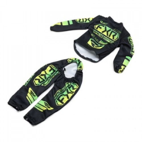 �˾���ũ LOS-2296 [TEAM LOSI] Rider Jersey Set, FXR Podium Gladiator, Black: Promoto-SM