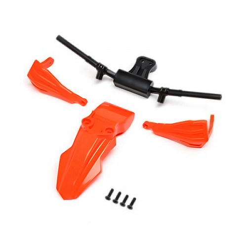�˾���ũ LOS-2297 [TEAM LOSI] Fender, Handguards & Handle Bars, Orange: PM-SM