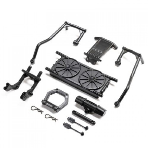 �˾���ũ LOS251132 [TEAM LOSI] Bumper, Body Post: 8X Super Lasernut
