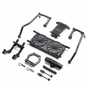 [TEAM LOSI] Bumper, Body Post: 8X Super Lasernut