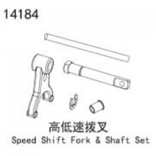 �˾���ũ 14184 [YK HOBBY] 14184 Speed Shift Fork & Shaft Set YK4083