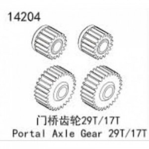 [YK HOBBY] 14204 Portal Axle Gear 29T/17T YK4083