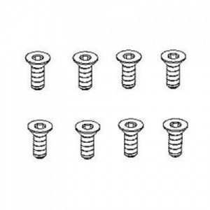 [YK HOBBY] 13104 M2.5*6 Flat Head Screws(yk4����)