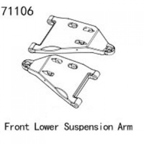 �˾���ũ YK71106 [YK HOBBY] YK71106 Front Lower Suspension Arm