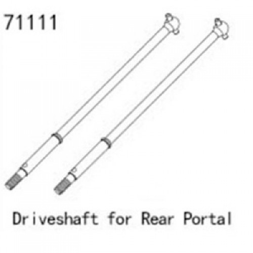 [�˾���ũ] YK71111 [YK HOBBY] YK71111 Driveshaft for Rear Portal