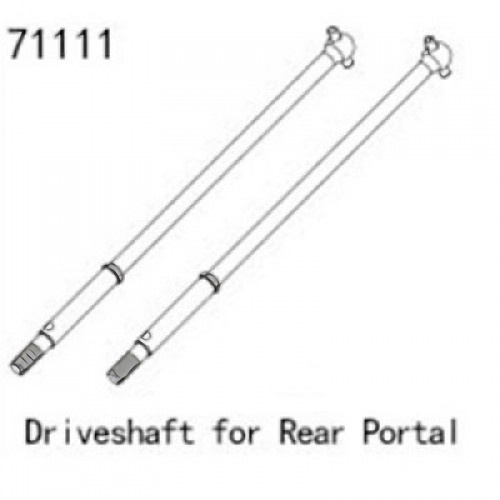 �˾���ũ YK71111 [YK HOBBY] YK71111 Driveshaft for Rear Portal