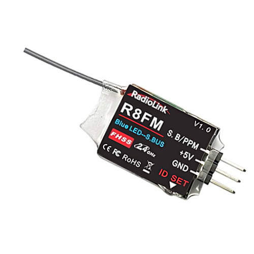 �˾���ũ R8FM [RadioLink] ������ũ R8FM 2.4Ghz 8ä�� SBUS/PPM ��� ����ũ�� ���ű� (T8FB �������)