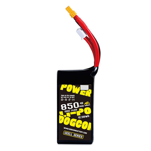 �˾���ũ  [DOGCOM] UCELL 4�� 14.8V 850mAh 150C �������͸�