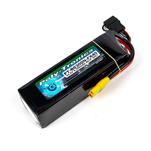PT-B6300-FX45 (22.2V, 6S1P, 45C+/JST-XT) ��Ƭ������ ���͸� - XT90 ��Ƽ����ũ