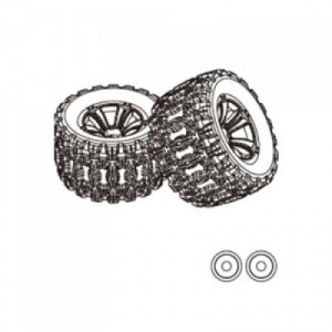 [MJX RC] mjx 10208 Tires (2PCS)