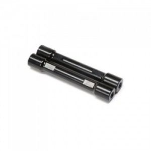 [TEAM LOSI] Aluminum Crossbar, Upper 4-link, Black (2): TLR Tuned LMT
