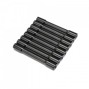 [TEAM LOSI] Aluminum Crossbar, End Plates, Black (8): TLR Tuned LMT