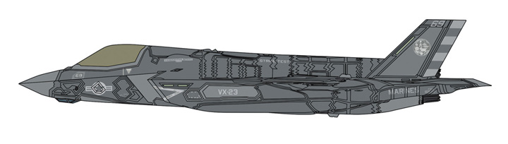 [�˾���ũ] BH02488 [Hasegawa] BH02488 1/72 F-35 Lightning II (Type B) U.S.NAVY VX-23 Kaga Ship Test 2