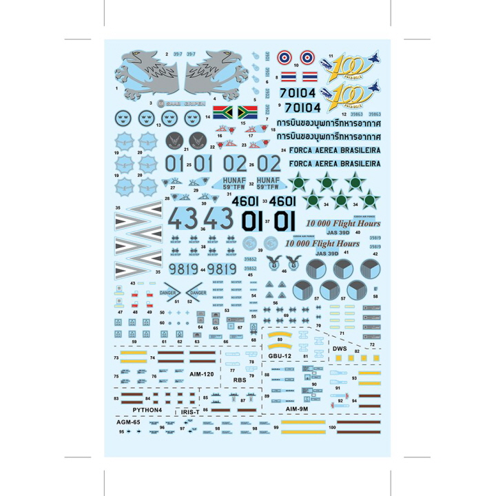[�˾���ũ] CZKH80118 [kitty Hwak] CZKH80118 Jas-39B/D Gripen 2