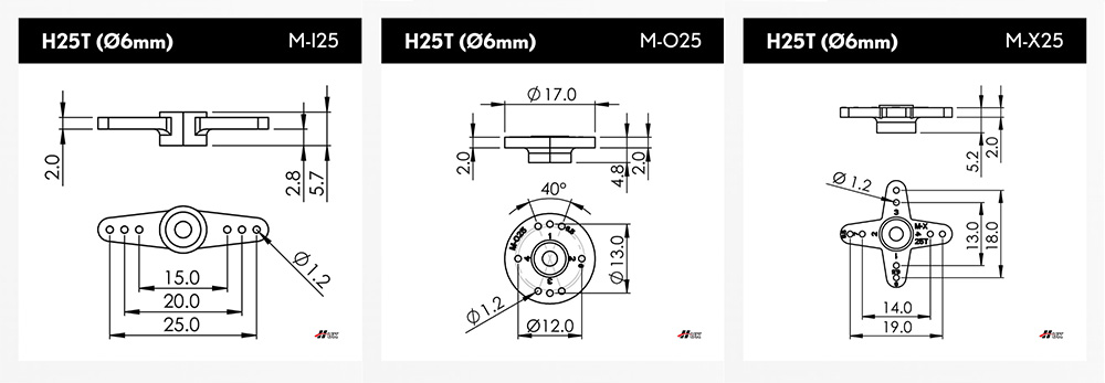 [�˾���ũ] 55742 [HITEC] MICRO HORN SET (H25T, ����ũ�� ����ȥ / �����ؿ�) 1