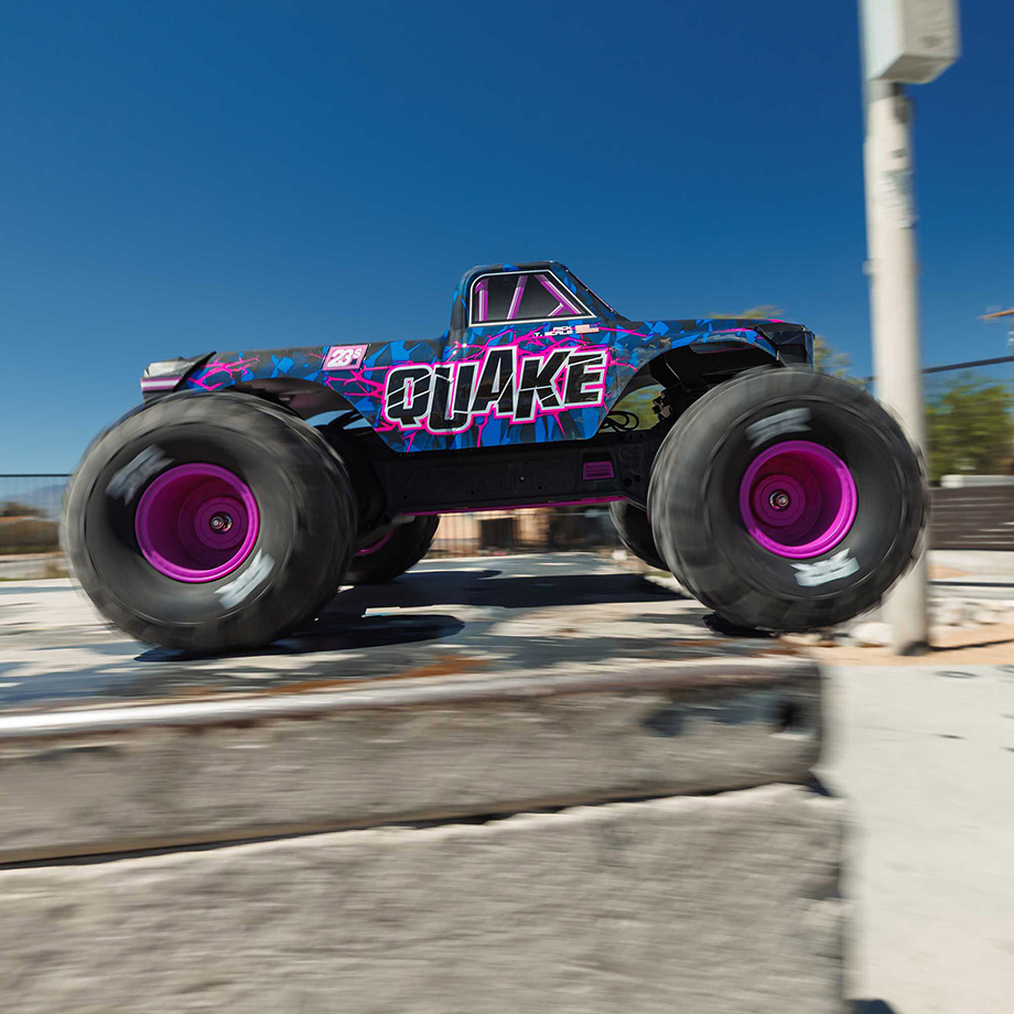 [�˾���ũ] ARA3537T3 [ARRMA] 1/10 QUAKE 223S DSC 2WD RTR Brushless Monster Truck, Purple ������, ���͸�(2~3S) ���� 2