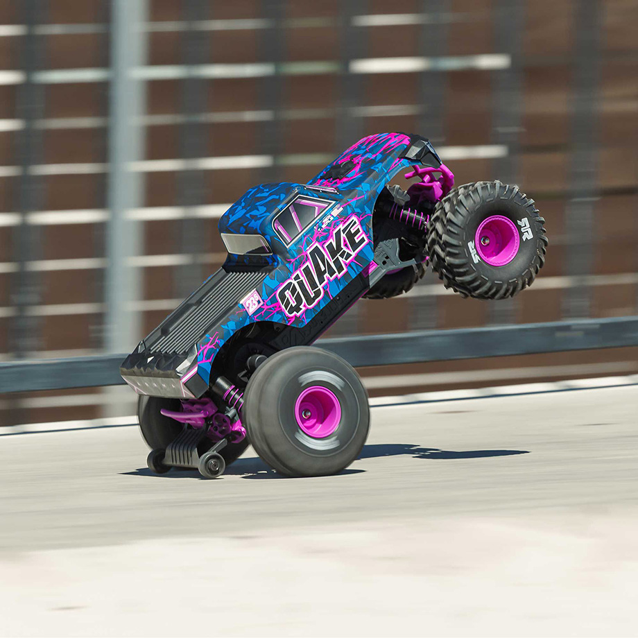[�˾���ũ] ARA3537T3 [ARRMA] 1/10 QUAKE 223S DSC 2WD RTR Brushless Monster Truck, Purple ������, ���͸�(2~3S) ���� 3