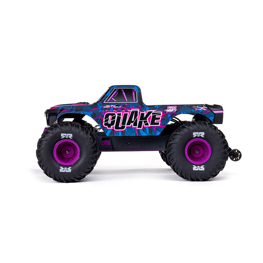 [�˾���ũ] ARA3537T3 [ARRMA] 1/10 QUAKE 223S DSC 2WD RTR Brushless Monster Truck, Purple ������, ���͸�(2~3S) ���� 7