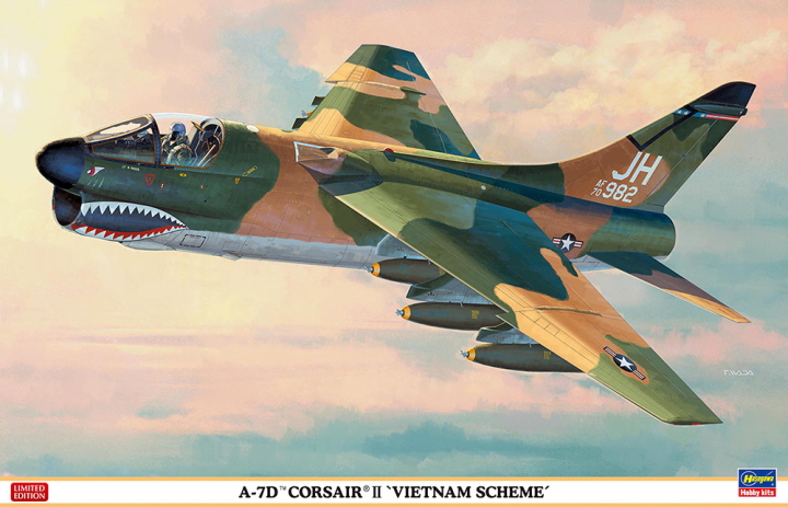 [�˾���ũ] BH07539 [Hasegawa] BH07539 1/48 A-7D Corsair II Vietnam Camouflage 1