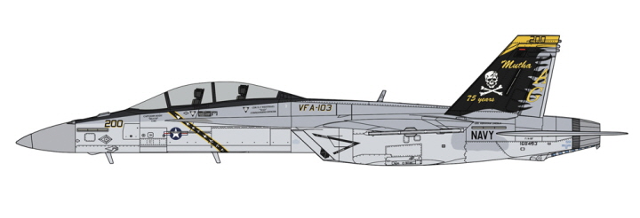 [�˾���ũ] BH07552 [Hasegawa] BH07552 1/48 F/A-18F VFA-103 JOLLY Rogers 75th Anniversary 2