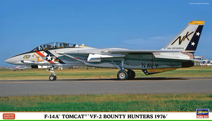 [�˾���ũ] BH02491 [Hasegawa] BH02491 1/72 F-14A TOMCAT VF-2 BOUNTY HUNTERS 1976 1