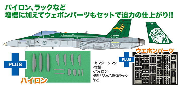 [�˾���ũ] BPPF-69 [PLATZ] BPPF-69 1/144 F/A-18A Hornet RAAF NO.77 SQ w/Pylons & Weapons 2