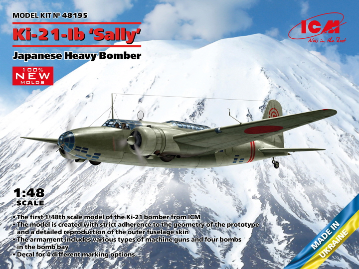 [�˾���ũ] BICM48195 [ICM] BICM48195 1/48 Ki-21-Ib Sally 1