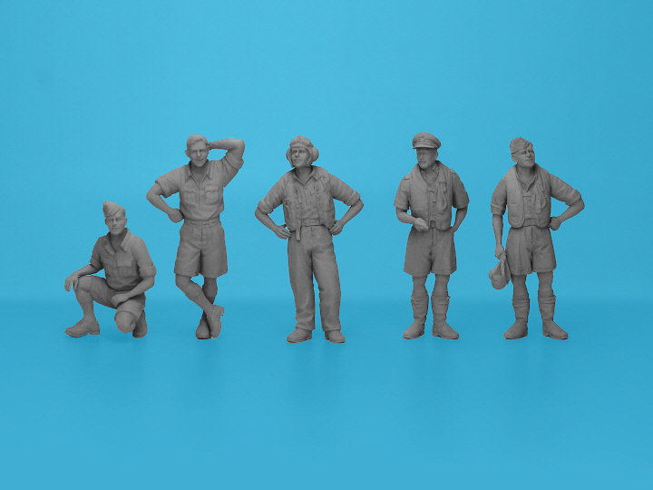 [�˾���ũ] BICM48080 [ICM] BICM48080 1/48 RAF Pilots in Tropical Uniforms 2