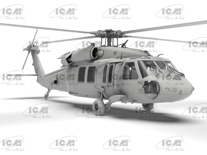 [�˾���ũ] BICM48361 [ICM] BICM48361 1/48 UH-60A Black Hawk, US Military Transport Helicopter 2